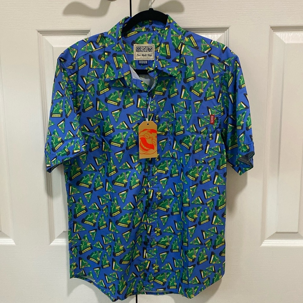 RSVLTS “AGGRO CRAG” - SS BUTTON DOWN - NWT
